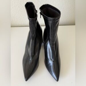 Forever 21 Sleek Black Ankle Booties